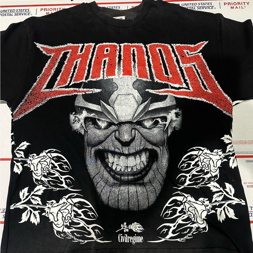 Civil regime, Thanos shirt